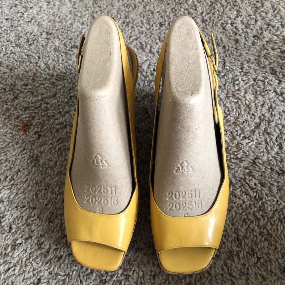 Yellow Leather Shoes